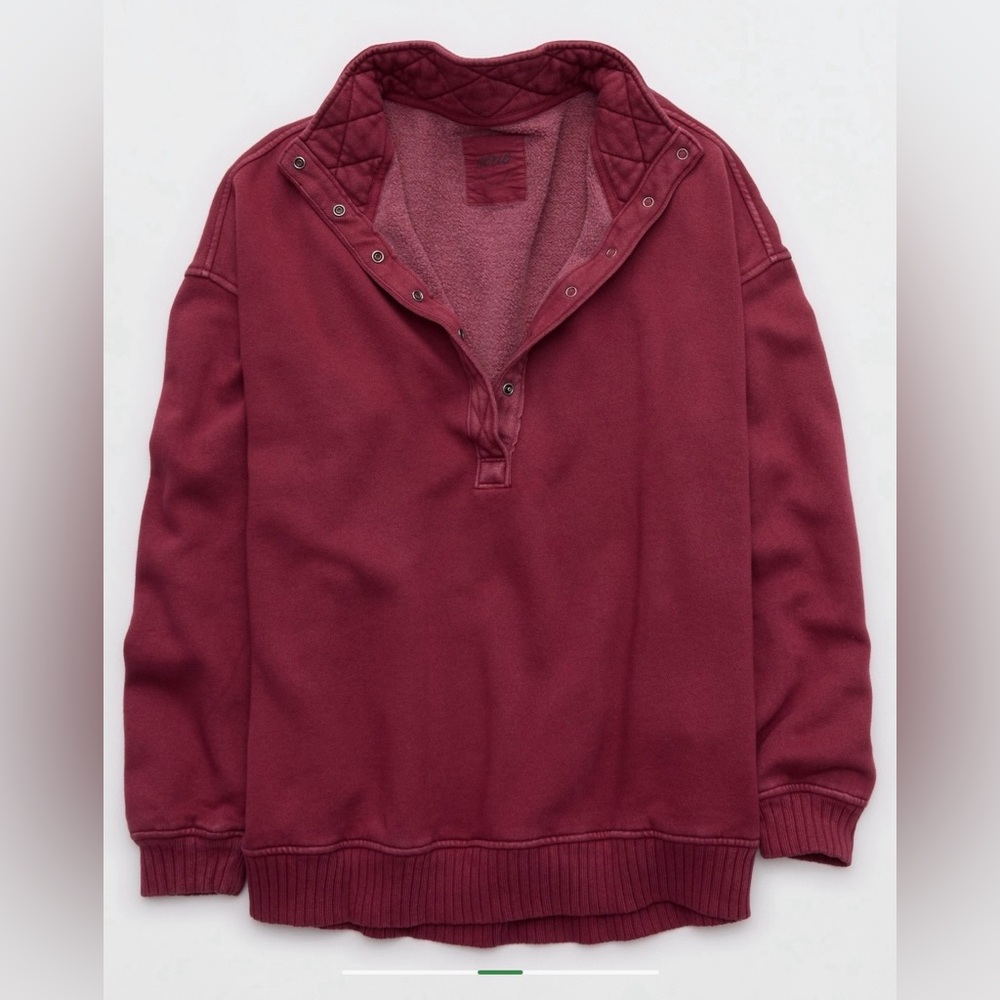 Aerie Women’s Oversized Oh Snap Sweatshirt Color Goddess XL